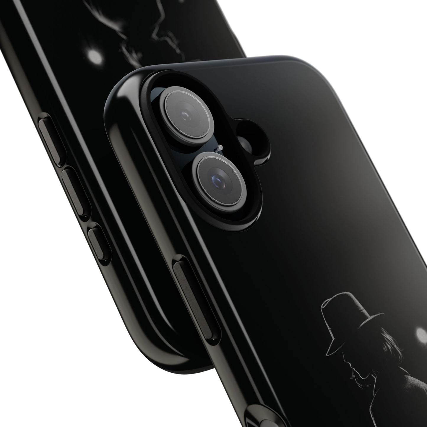 Mystery Man Phone Case | Tough Cases for Fans of Noir, Stylish Protection for Smartphone Lovers, Unique Gift Idea