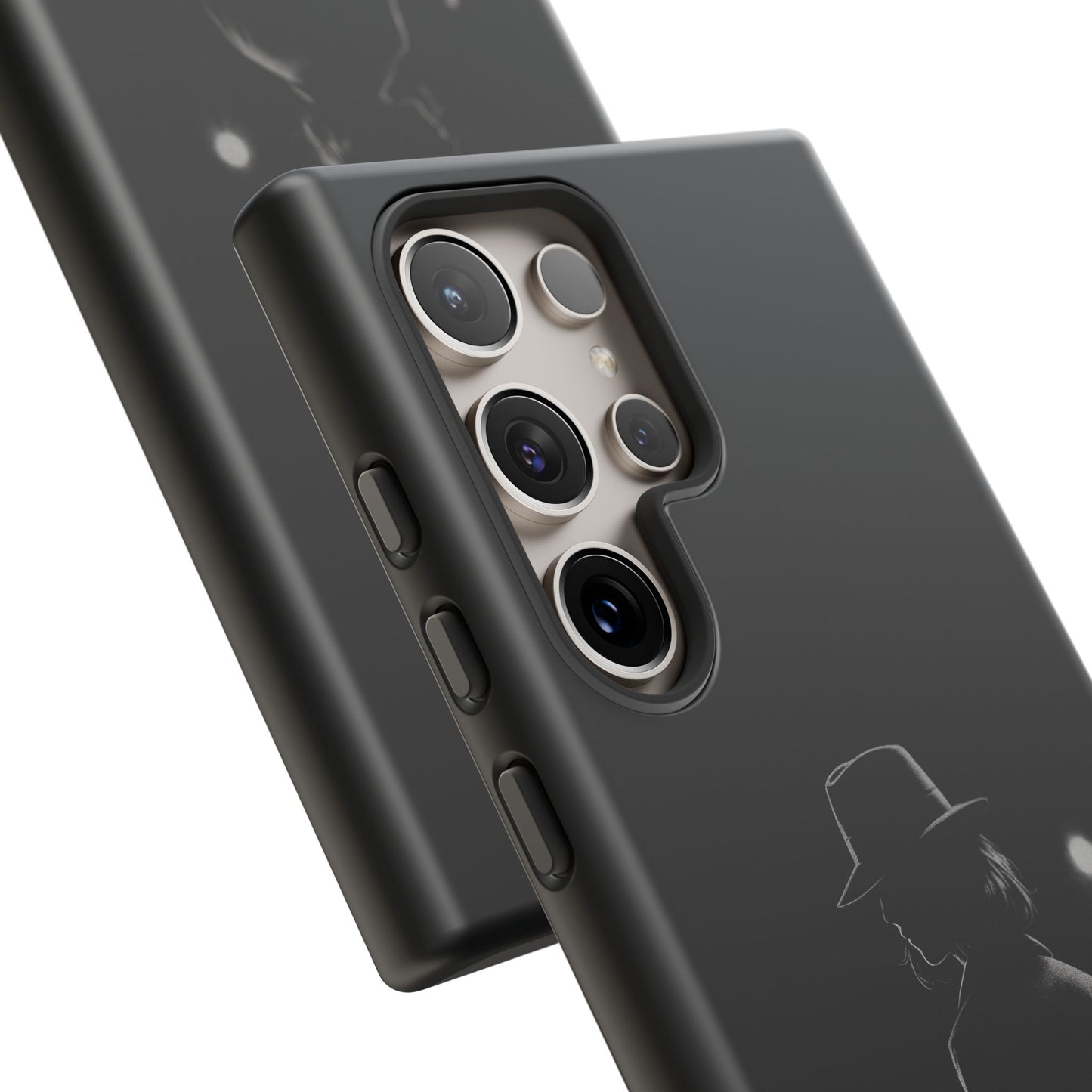 Mystery Man Phone Case | Tough Cases for Fans of Noir, Stylish Protection for Smartphone Lovers, Unique Gift Idea