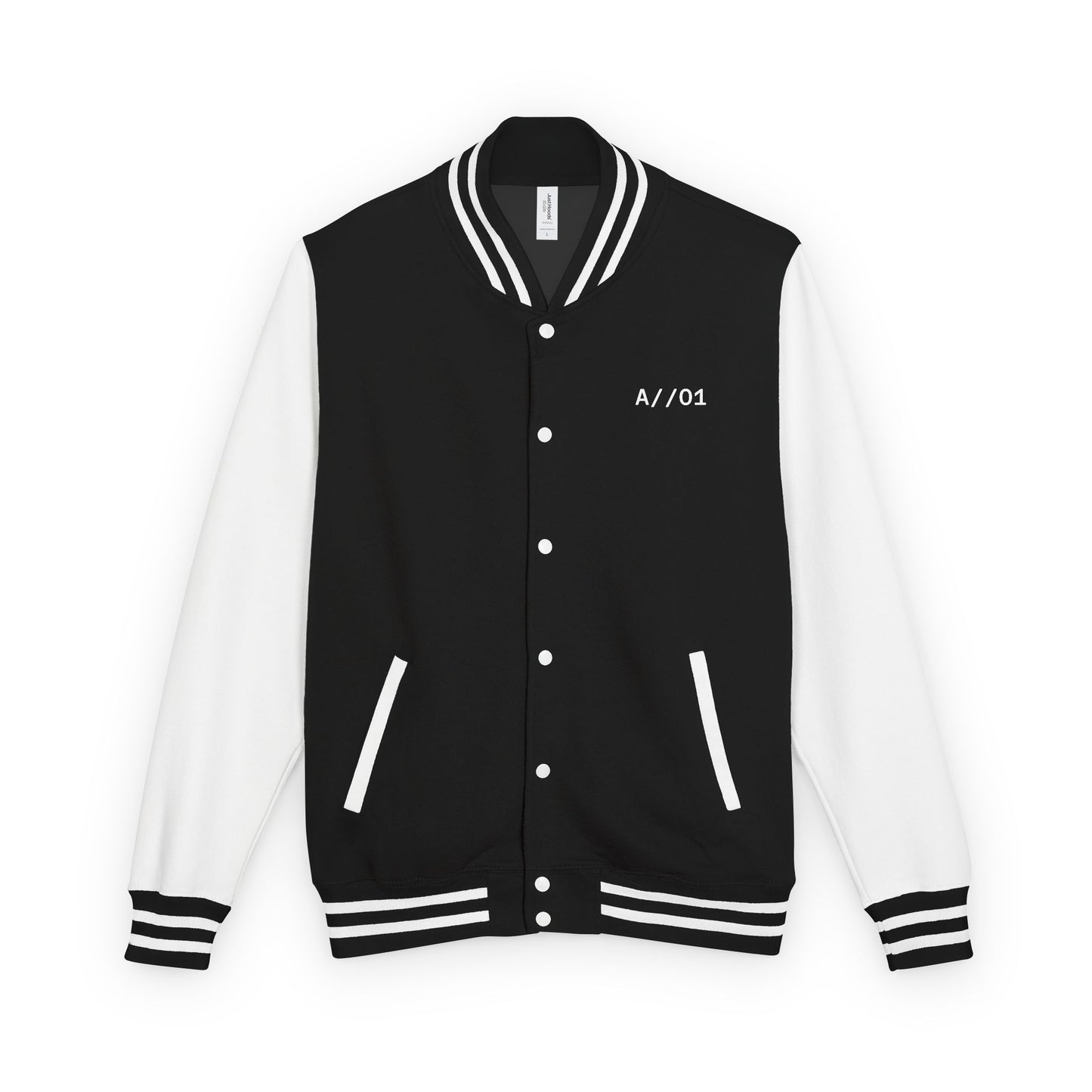 HER_01 // Noir Memory Varsity Jacket